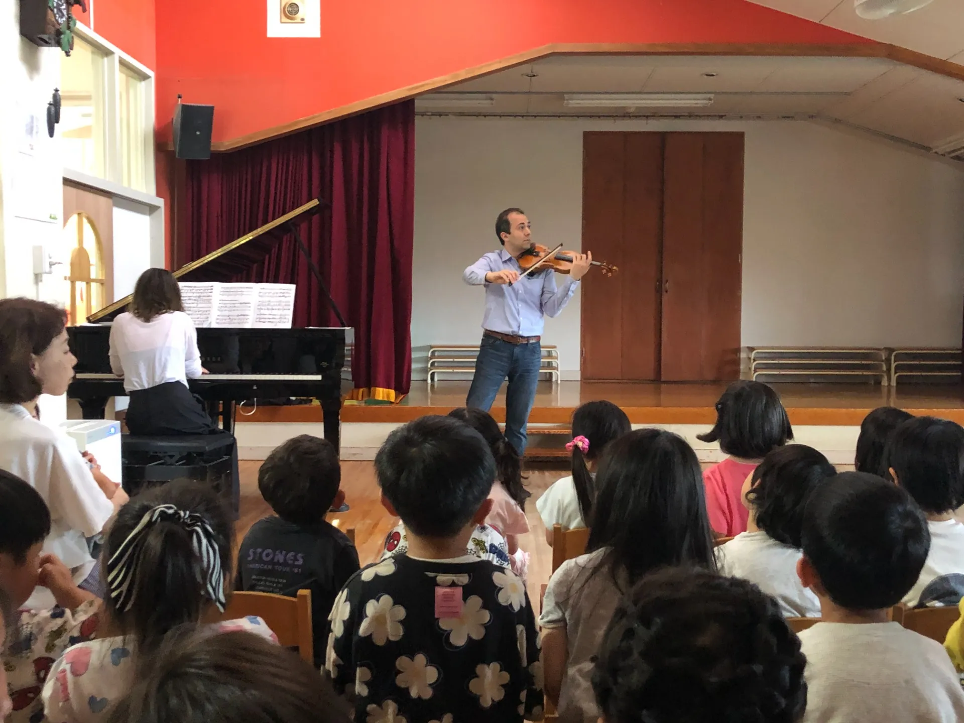 子どものためのバイオリンコンサート(年中・年長児、6月2日)